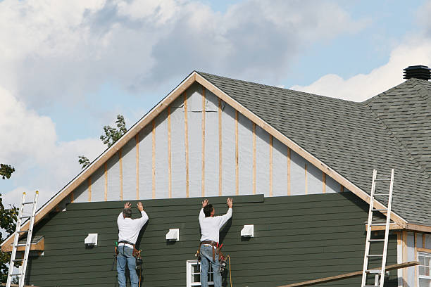 Professional Emergency Siding Repair technician working in High Point, NC